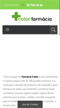 Mobile Screenshot of farmaciacolon.net
