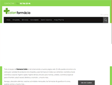 Tablet Screenshot of farmaciacolon.net